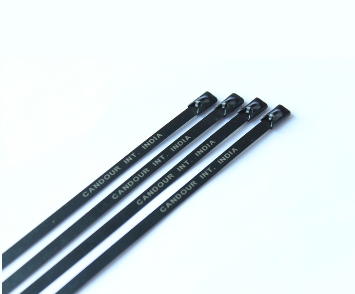 SS Ball Lock Cable Ties-Coated